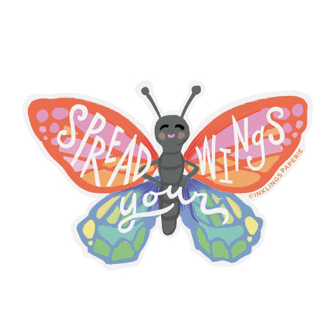 Butterfly Wings Vinyl Sticker