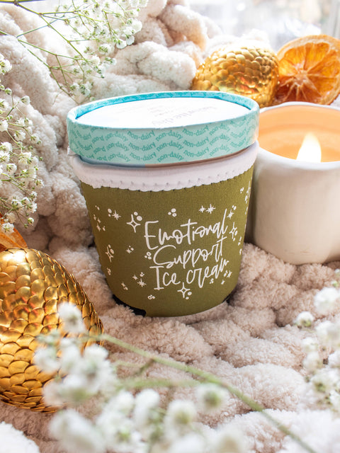 Emotional Support Ice Cream Pint Sleeve