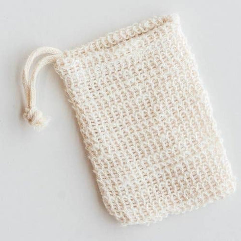 Natural Sisal Exfoliating Soap Saver Pouch