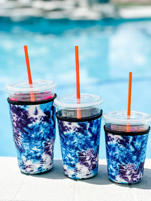 Tie Dye Iced Coffee Holder
