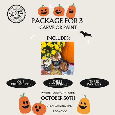 Pumpkins & Pastries Base Packages | Community Carve-Off