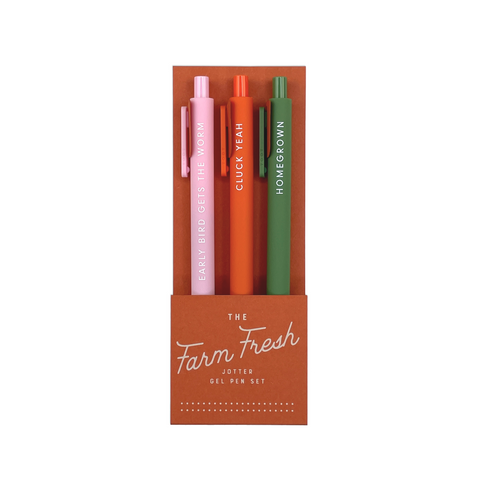 Farm Fresh Jotter Gel Pen
