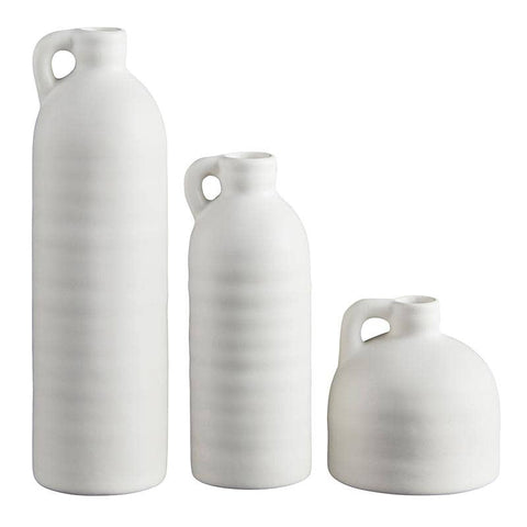 White Vases with Handle