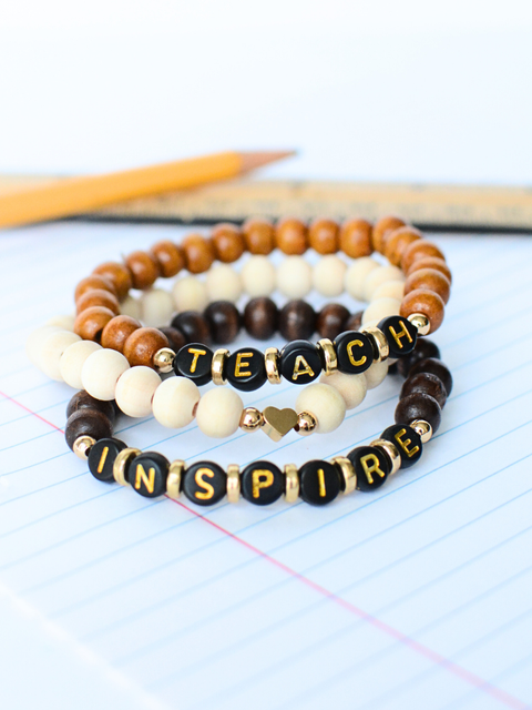 Teach Inspire Bracelet Set