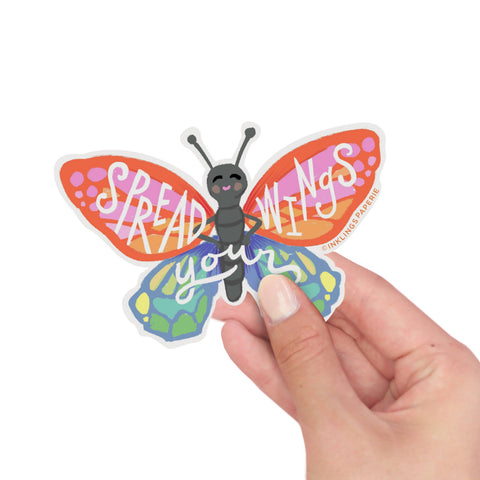 Butterfly Wings Vinyl Sticker