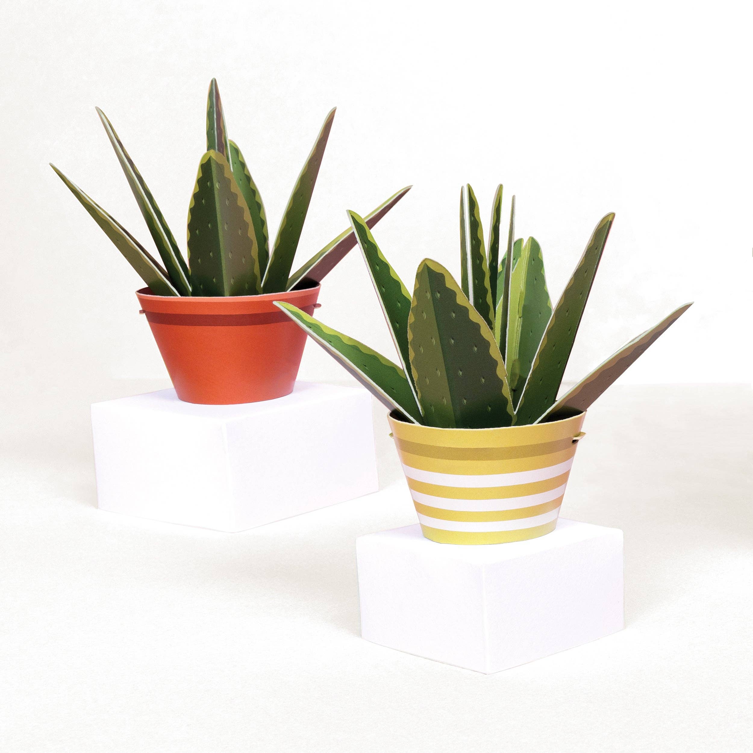 aloe vera plant diy Make Your Own Mini Paper Aloe Vera Plant – Walnut and Twine