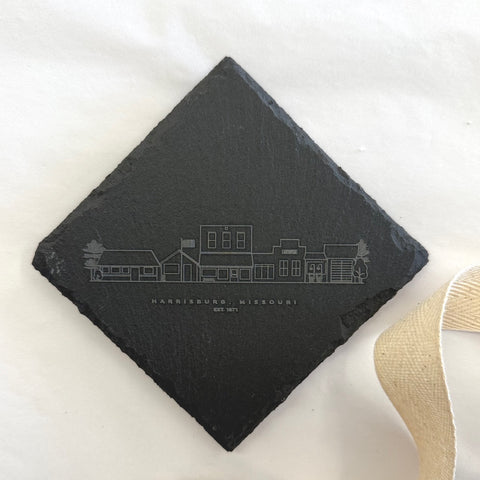 Harrisburg Slate Coaster