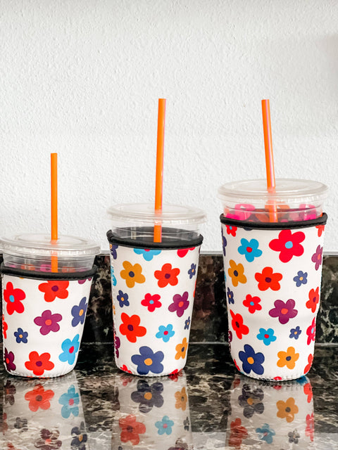 Flower Power Iced Coffee Holder