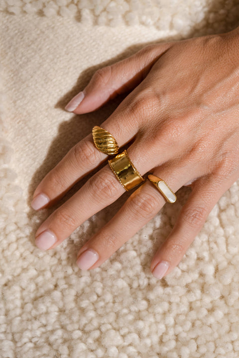 Hammered Ring Band