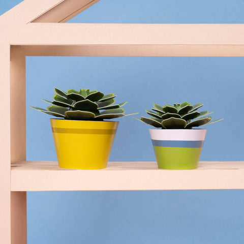 Make Your Own Mini Paper Succulent Plant