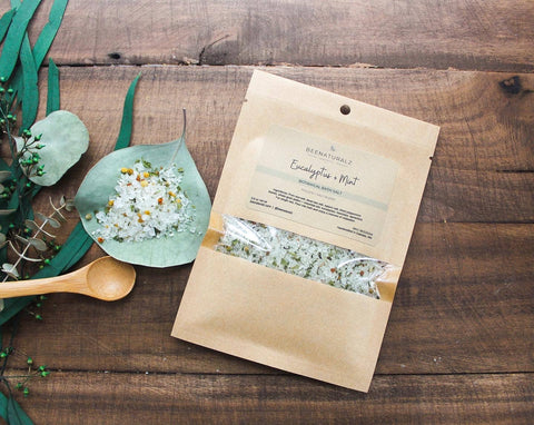 Botanical Pollen Bath Salts - Eucalyptus + Min