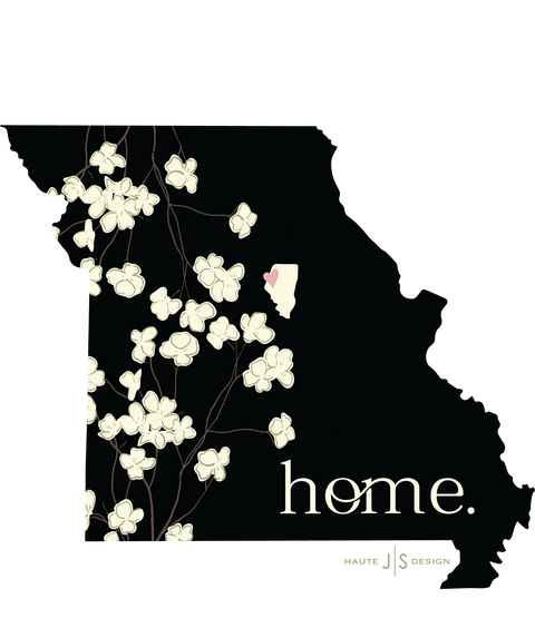 missouri home sticker love water bottle