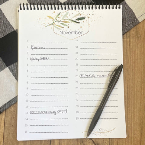 Perpetual Calendar