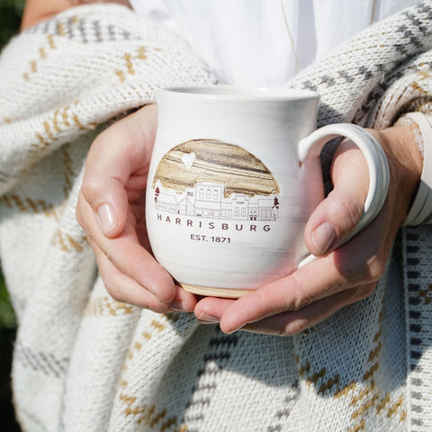 Harrisburg Cityscape Handcrafted Mug
