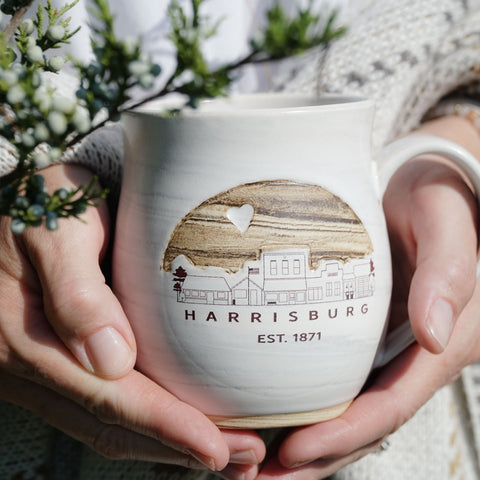 Harrisburg Cityscape Handcrafted Mug