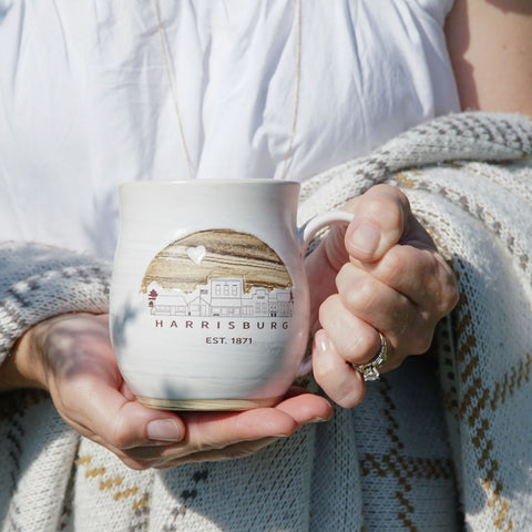 Harrisburg Cityscape Handcrafted Mug