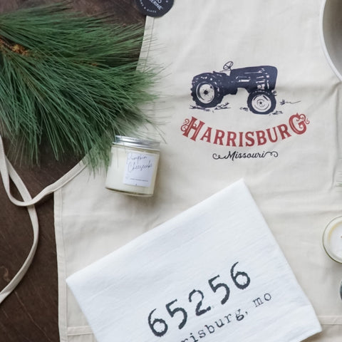 Harrisburg Zip Code Cotton Tea Towel