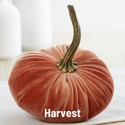 Handmade SMALL Velvet Pumpkins Fall Table Modern Decor