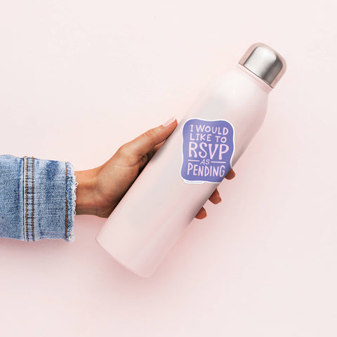 RSVP as Pending Vinyl Sticker