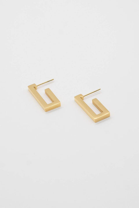 Rectangular Hoop Earrings