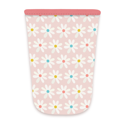 Stacked Daisy Cold Drink Sleeve