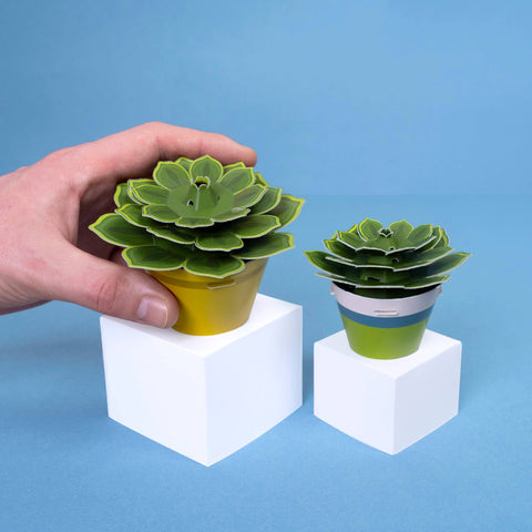 make your own succulent Make Your Own Mini Paper Succulent Plant – Walnut and Twine