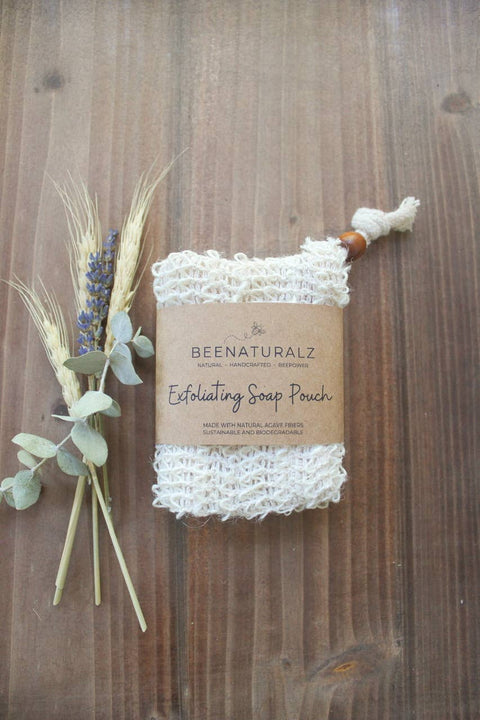 Natural Sisal Exfoliating Soap Saver Pouch