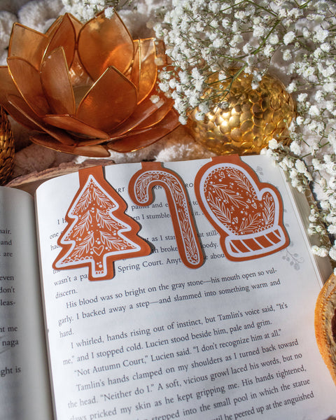 Holiday Cookie Magnetic Bookmarks | Set of 3