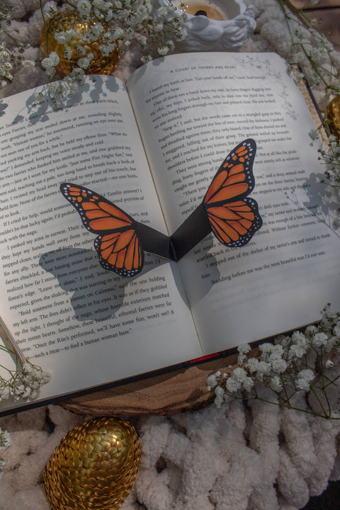 Monarch Butterfly Wings Bookmark 3D