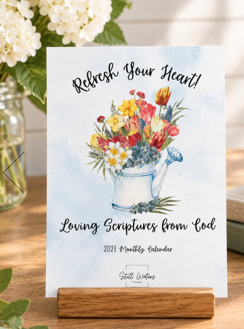 Refresh Your Heart Desk Calendar 2027
