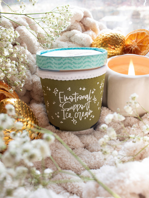 Emotional Support Ice Cream Pint Sleeve