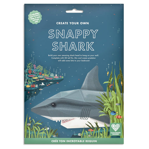 Create Your Own Snappy Shark - DIY Craft Kit for Kids