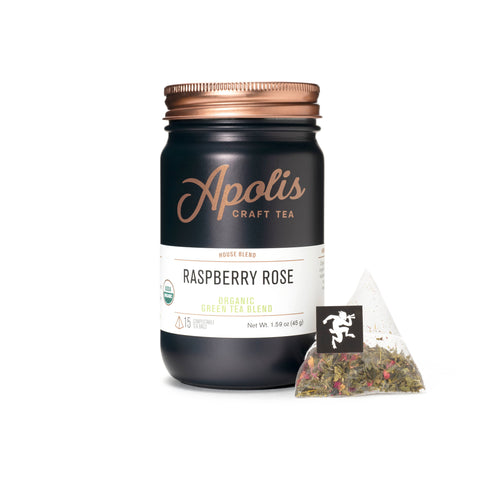 Chocolate Raspberry Tea Bags Organic Raspberry Rose - Tea Bags – Walnut and Twine