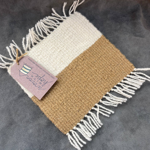 Trivet-Camel + Cream by Woven with Hope