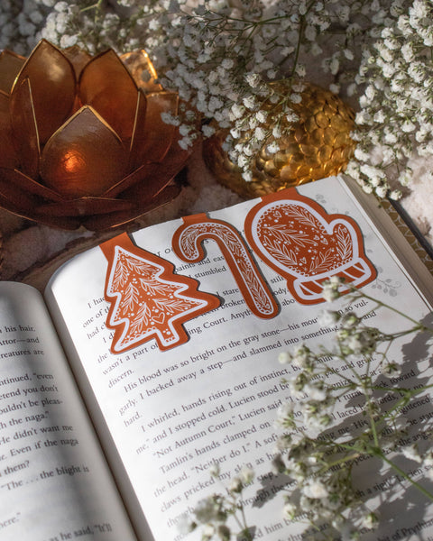 Holiday Cookie Magnetic Bookmarks | Set of 3