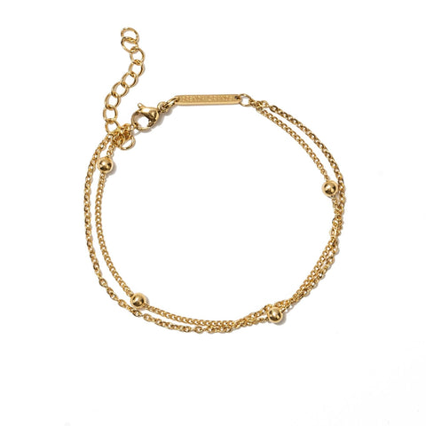 Dainty Double Bracelet | Waterproof