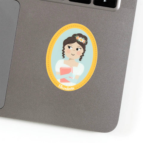 Pride and Prejudice Elizabeth Bennet Portrait Sticker