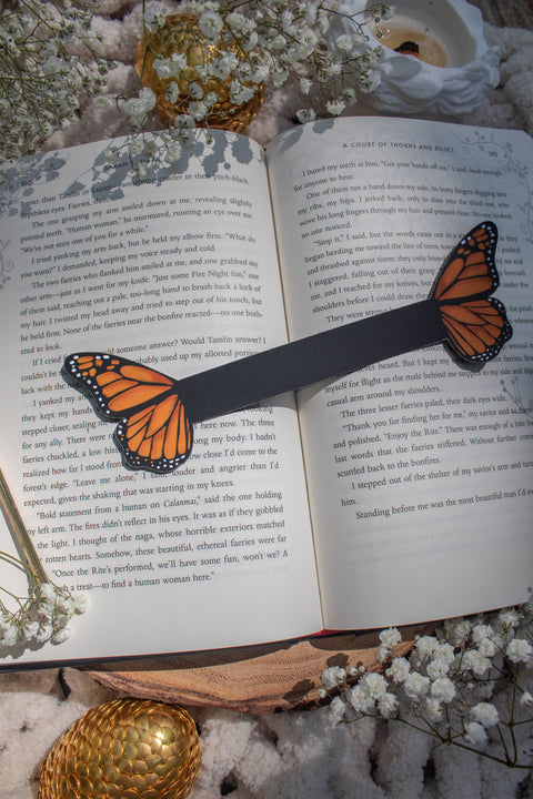Monarch Butterfly Wings Bookmark 3D