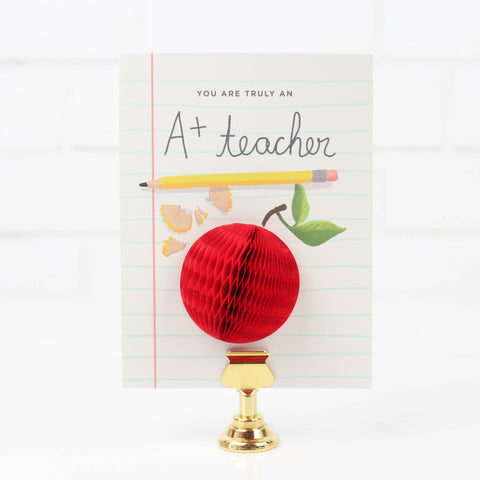 A+ Teacher Pop-up Card