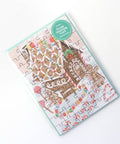 jigsaw puzzle card of gingerbread greeting card with printed card and envelope give the gift of a fun activity
