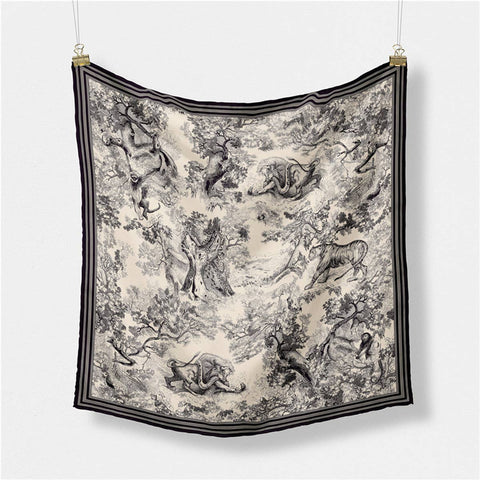 Vintage Inspired Square Scarf