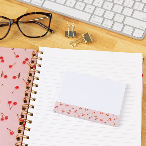 Tiny Cherries Sticky Notepad