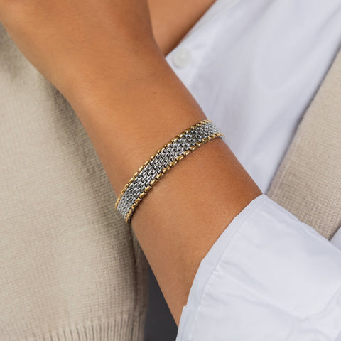 Chunky Two-Tone Watch Bracelet | Waterproof