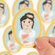 Pride and Prejudice Elizabeth Bennet Portrait Sticker