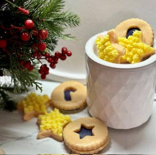 Holiday  Linzer Cookie and Star Sugar Cookie Wax Melts