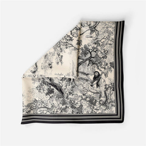 Vintage Inspired Square Scarf