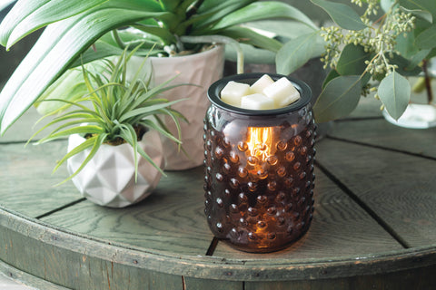 Smokey Hobnail Vintage Bulb Wax Warmer
