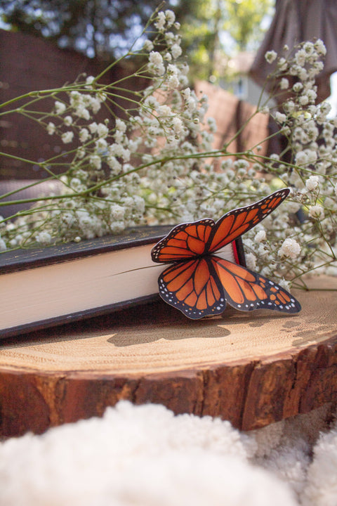 Monarch Butterfly Wings Bookmark 3D