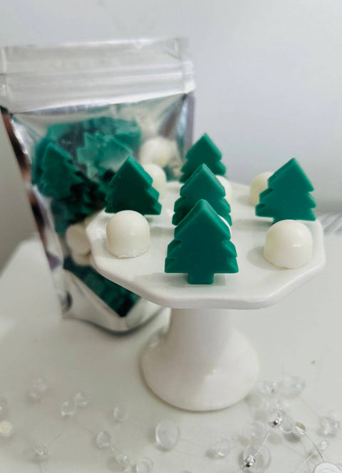 Winter Wonderland Pine Tree and Snowball Wax Melts