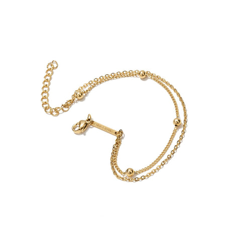 Dainty Double Bracelet | Waterproof